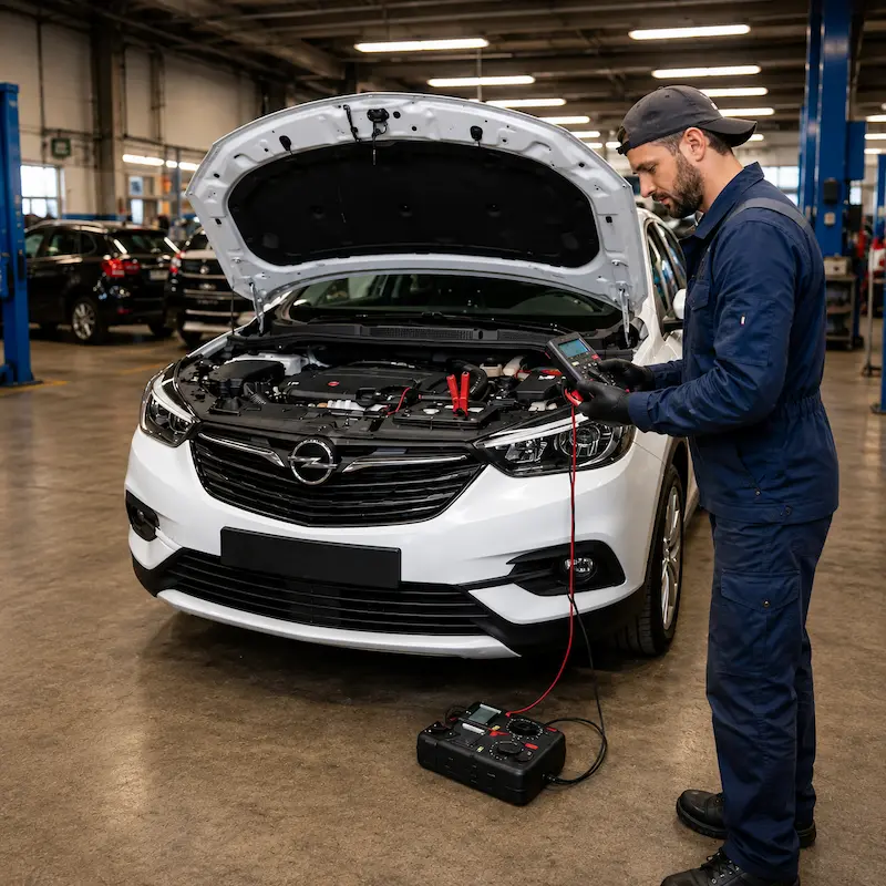 Emergency Opel Corsa Battery Jump Start in Dubai