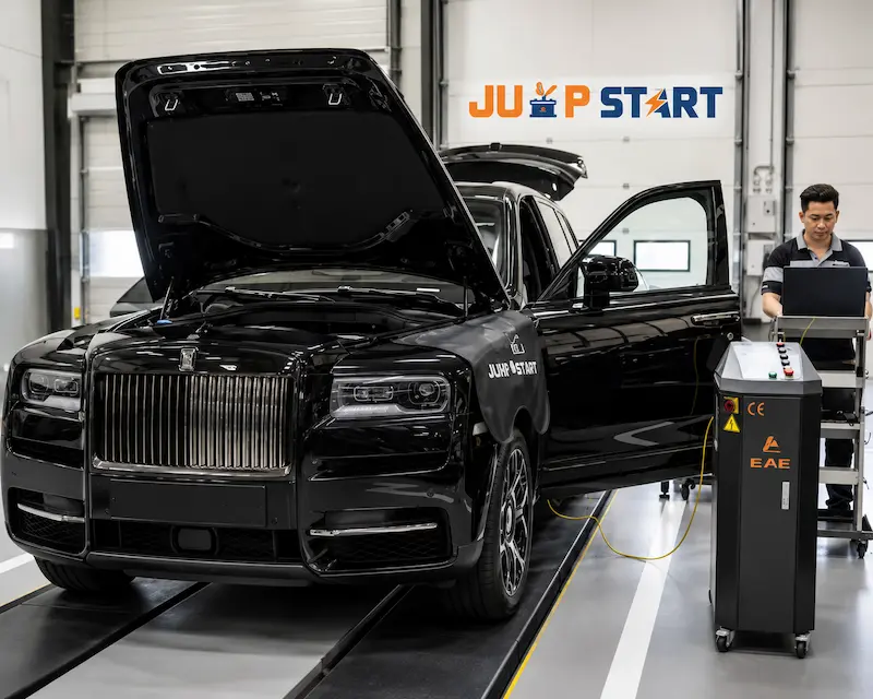 Professional Rolls-Royce car jump-start service in theDubai.