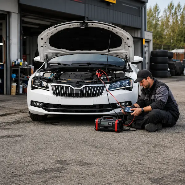Škoda Fabia Jump Start in Dubai