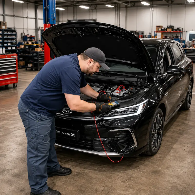 BYD Dolphin Jump Start Support in Dubai